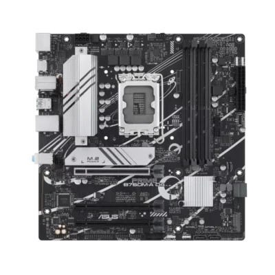 ASUS - Tarjeta Madre Micro-ATX PRIME B760M A D4, S-1700, Intel B760, HDMI, 128GB DDR4 para Intel