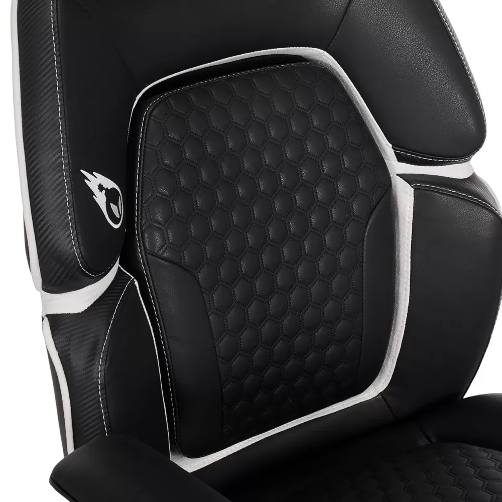 DSP - Silla para Videojuegos con Cabecera Ajustable Color Negro - Image 2