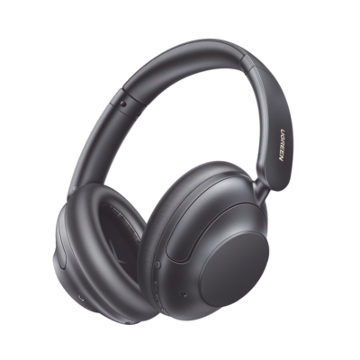 UGREEN - Audífonos Inalámbricos, HiTune Max5, Bluetooth, 3.5mm, Sonido Hi-Res, Cancelación Activa de Ruido (ANC) de hasta 43dB. Color Negro.