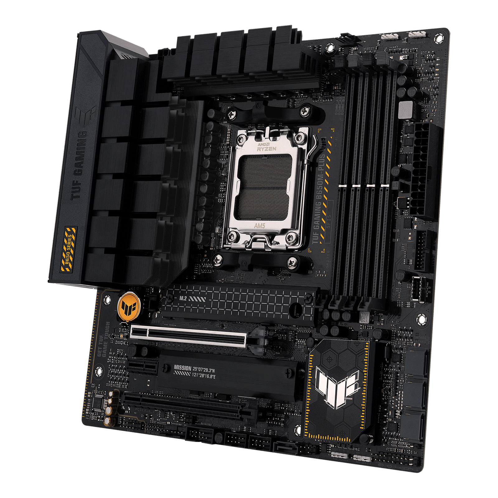 ASUS - Tarjeta Madre Micro-ATX TUF GAMING B650M-PLUS WIFI, S-AM5, AMD B650, HDMI, 128GB DDR5 para AMD