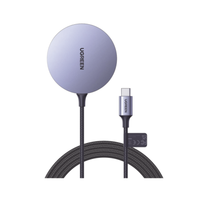 UGREEN - Cargador Inalámbrico Magnético 15W Tecnología Magsafe, Carga Rápida, Longitud 1.5m