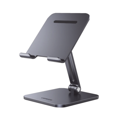 UGREEN - Soporte de Aluminio para IPad & Tablet, Plegable, Angulo Ajustable de 180° y 270°, Compatible con dispositivos de 7.9" hasta 12.9"