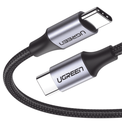 UGREEN - Cable USB-C a USB-C 1M, 60W PD Carga Rápida 20V 3A, Compatible con iPhone 16 15 Pro Max, Galaxy S25 S24 S23 S22, Macbook Pro 2024 2023, Air, iPad Pro 2024, Pixel 9 8 7