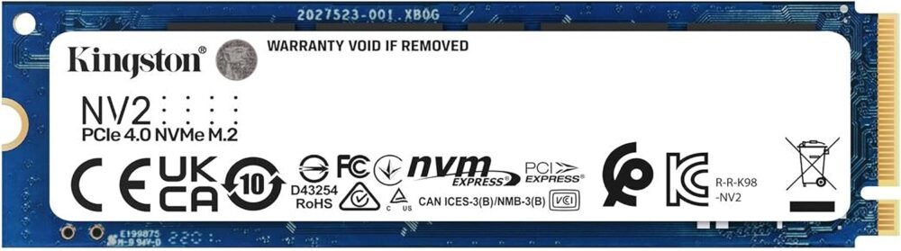 KINGSTON - SSD NV2 Capacidad 1TB M.2 2280, Interfaz NVMe PCIe Gen 4.0 - Image 2
