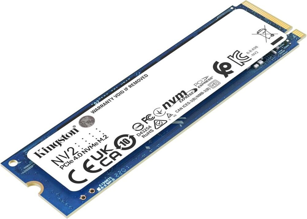 KINGSTON - SSD NV2 Capacidad 1TB M.2 2280, Interfaz NVMe PCIe Gen 4.0