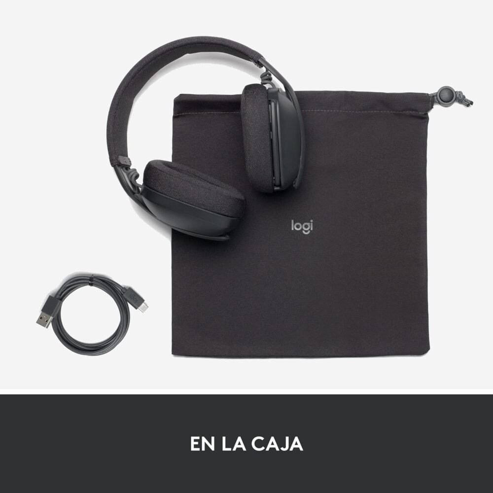 LOGITECH - Zone Vibe 100 Auriculares Inalámbricos con Micrófono de Cancelación de Ruido, Bluethooth Multipunto - Image 4