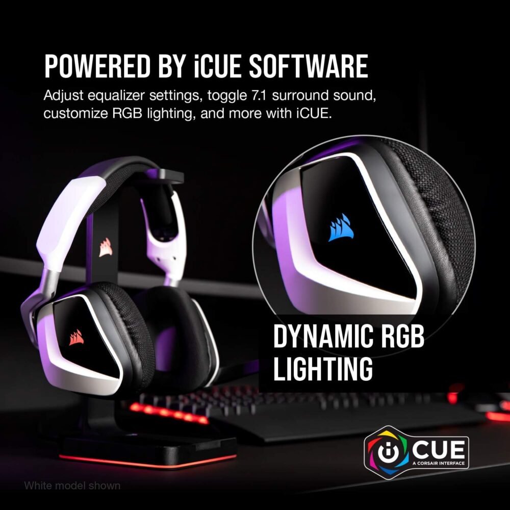 CORSAIR -  VOID RGB ELITE Auriculares Inalámbricos para Juegos - Sonido Envolvente 7.1 - Image 3