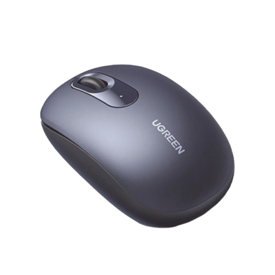 UGREEN - Mouse Inalámbrico 2.4G 800/1600/2400 DPI, Función de 3 Botones , Alcance 10m, Ergonómico, Color Midnight Blue. 90550