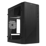 ACTECK - Gabinete Compacto Mini Torre Kioto GC220 Max MB M-ATX Color Negro