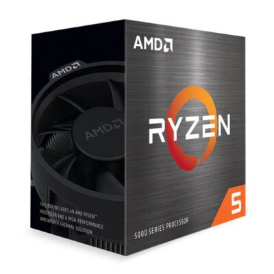 AMD - Procesador AMD Ryzen 5 5500, Socket AM4, 4.40GHz, 6 Núcleos, 16MB Caché - Incluye Disipador