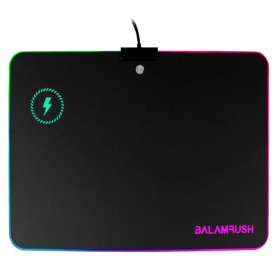 BALAM RUSH - Mousepad Alfombrilla Rígida Heidmall MP970W Iluminado con Carga QI