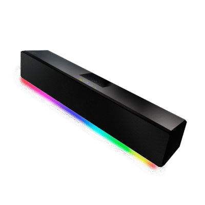 BALAM RUSH - Bocina Gamer  Glimm Bar Soundbar + RGB Bluetooth + Control Digital RGB + 10 W RMS, Negro