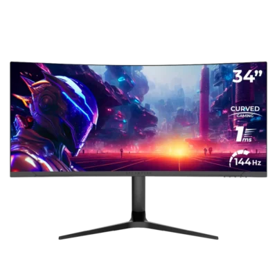 BALAM RUSH - Monitor Gamer Curvo 34" Extreme Earth MGX34C VA Color Negro