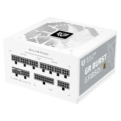 BALAM RUSH - 850w Fuente de Poder Full Modular GR Burst GR850G Color Blanco