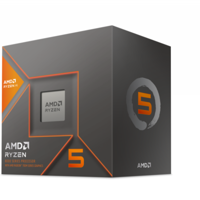 AMD - Procesador AMD Ryzen 5 8600G con AMD Radeon Graphics, Socket AM5, 5GHz, 6 Núcleos, 16MB Caché - Incluye Disipador