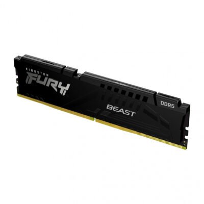 KINGSTON - Memoria Ram 32GB (1x32GB) DIMM DDR5 5200MT/s CL40 FURY Beast Black XMP