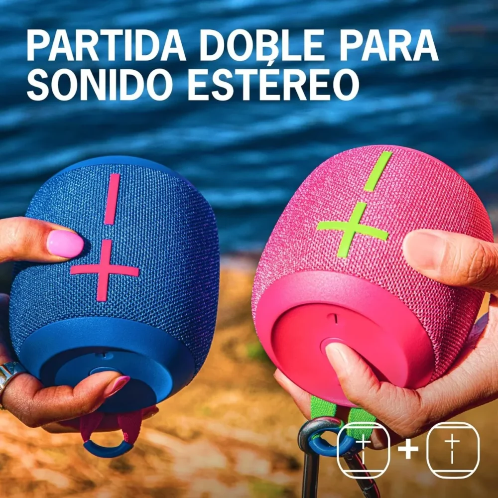 LOGITECH - Bocina WonderBoom 3, Bluetooth, Inalámbrica, Resistente al Agua, Color Rosa - Image 3