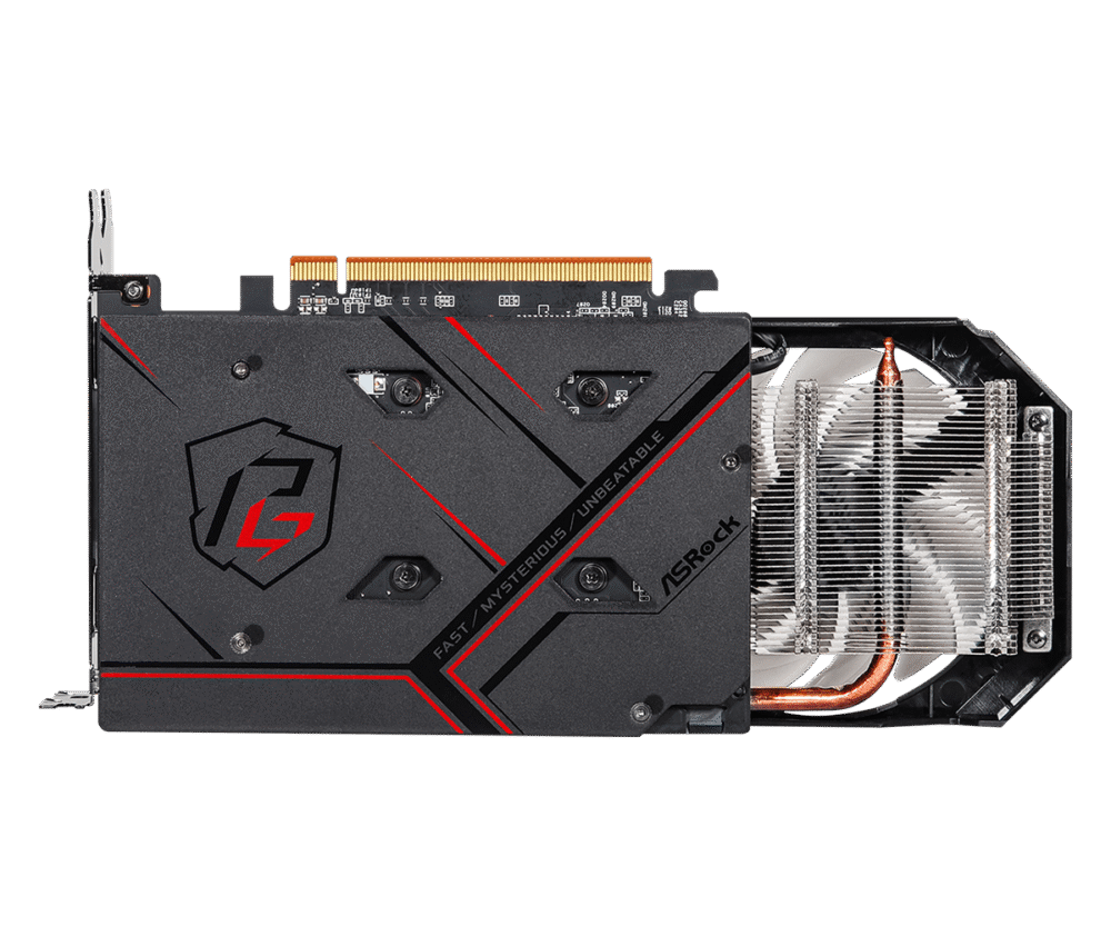 ASROCK - Tarjeta de Video AMD Radeon RX 6500 XT Phantom Gaming D OC, 4GB, 64-bit, PCI-E 4.0, GDDR6, HDMI - DisplayPort - Image 2