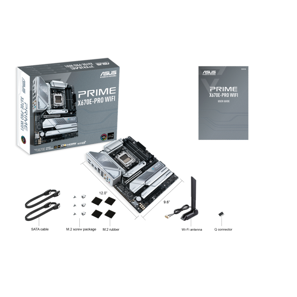ASUS - Tarjeta Madre ATX Prime X670E-Pro WiFi, S-AM5, AMD X670, HDMI, 192GB DDR5 para AMD - Image 4