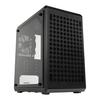 COOLER MASTER - Gabinete Q300L V2 Mini-Tower, Micro-ATX/Mini-ITX, USB 3.2 Color Negro