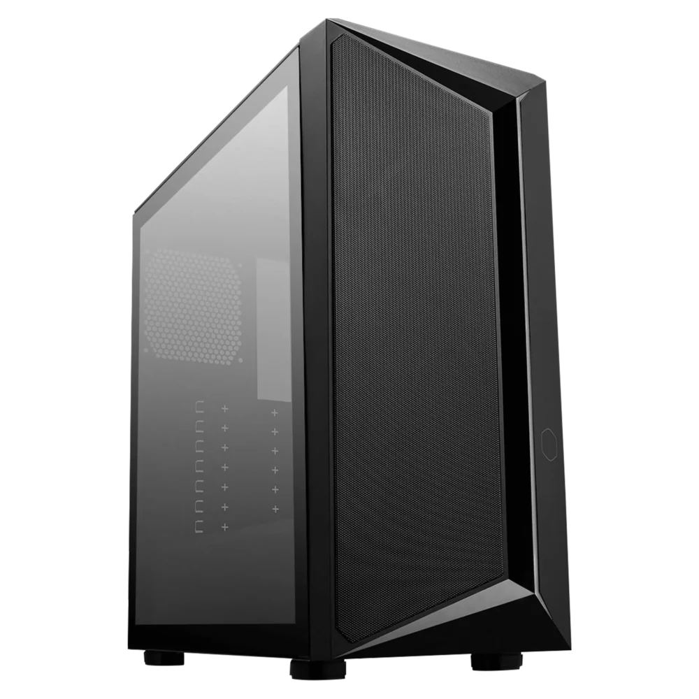 COOLER MASTER -  Gabinete CMP510 Mid Tower  Mini-ITX, Micro-ATX, ATX Color Negro