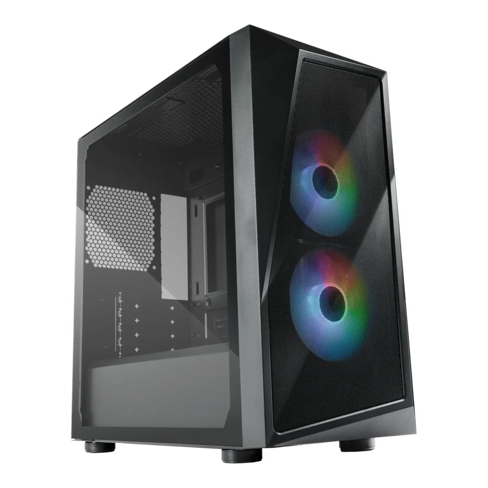 COOLER MASTER - Gabinete CMP320 Mini Tower Micro-ATX, Mini-ITX Color Negro