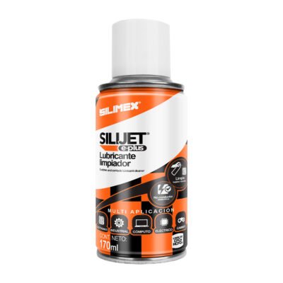 SILIMEX - Aerosol SILIJET E-PLUS Lubricante para componentes y mecanismos electrónicos y mecánicos 170 ml