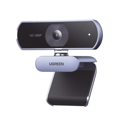 UGREEN- Cámara Web HD con Micrófono Integrado,  Resolución 1080P@30FPS, Micrófonos Duales Integrados