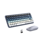 UGREEN- Combo teclado y mouse, 85 teclas en Español, Bluetooth y 2.4GHz, Mouse Ambidiestro, Sensor de DPI ajustable