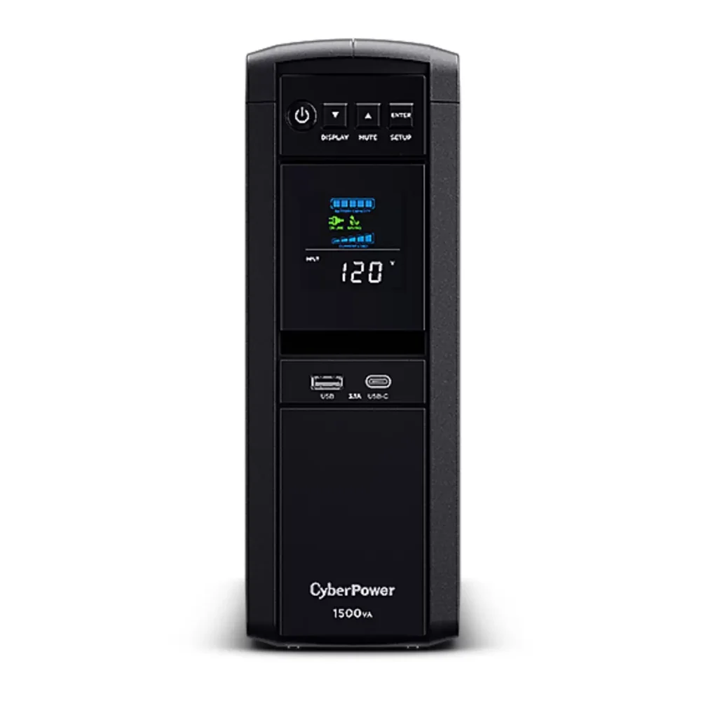 CYBERPOWER - UPS de 1500 VA/900 W, Topología Línea Interactiva, Entrada 120 Vca NEMA 5-15P, Con 12 Tomas NEMA 5-15R - Image 3