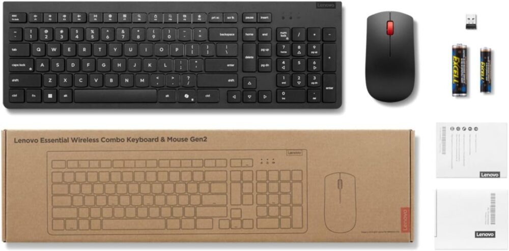 LENOVO - Combo Teclado y Mouse Gen 2 Essential Wireless en INGLES - Image 2