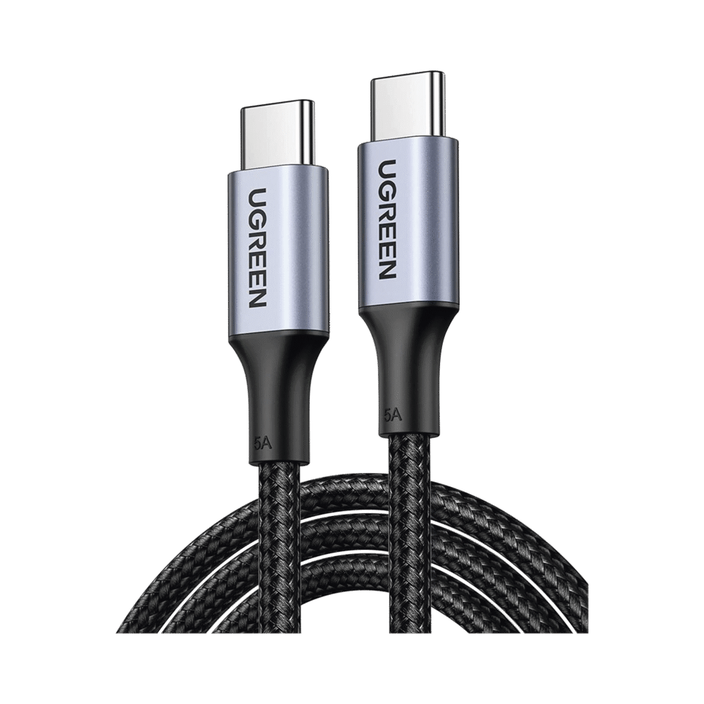 Cable USB-C a USB-C, 1 Metro, Carga Rápida de hasta 100W, Transferencia de datos 480 Mbps,  PD3.0, QC4.0/3.0/2.0, FPC, AFC