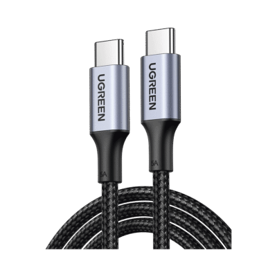 Cable USB-C a USB-C, 1 Metro, Carga Rápida de hasta 100W, Transferencia de datos 480 Mbps,  PD3.0, QC4.0/3.0/2.0, FPC, AFC