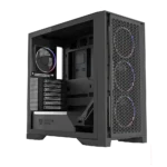 BALAM RUSH - Gabinete Gamer Media Torre | Carbono Polar Twin Mate 9900 | Max MB ATX | GPU 420 mm Color Negro