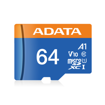 ADATA - Memoria Micro SD ADATA UHS-I U1, 64 GB, 30 MB/s, 10 MB/s, Negro