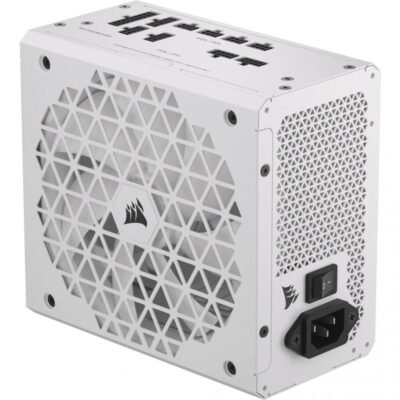 CORSAIR - 750w Fuente de Poder ATX completamente modular 80 PLUS Gold RM750x SHIFT Color Blanco