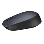 LOGITECH - Mouse Ergonómico Logitech Óptico M170, Inalámbrico, USB, 1000DPI, Negro/Gris