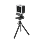 HIKVISION- Cámara Web ALTA DENIFICIÓN (1080p),  Aro de Luz Interconstruido, Gran Angular, Micrófono Integrado