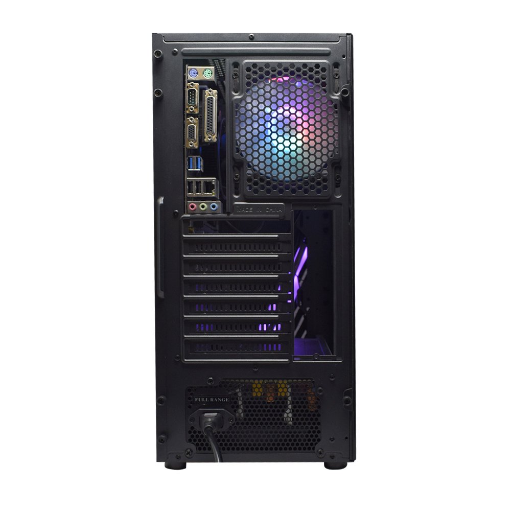 GAMING NACEB - Gabinete Zion, Midi-Tower, ATX/Micro-ATX/Mini-ITX, USB 2.0/3.0, sin Fuente, 3 Ventiladores Instalados, Negro - Image 2
