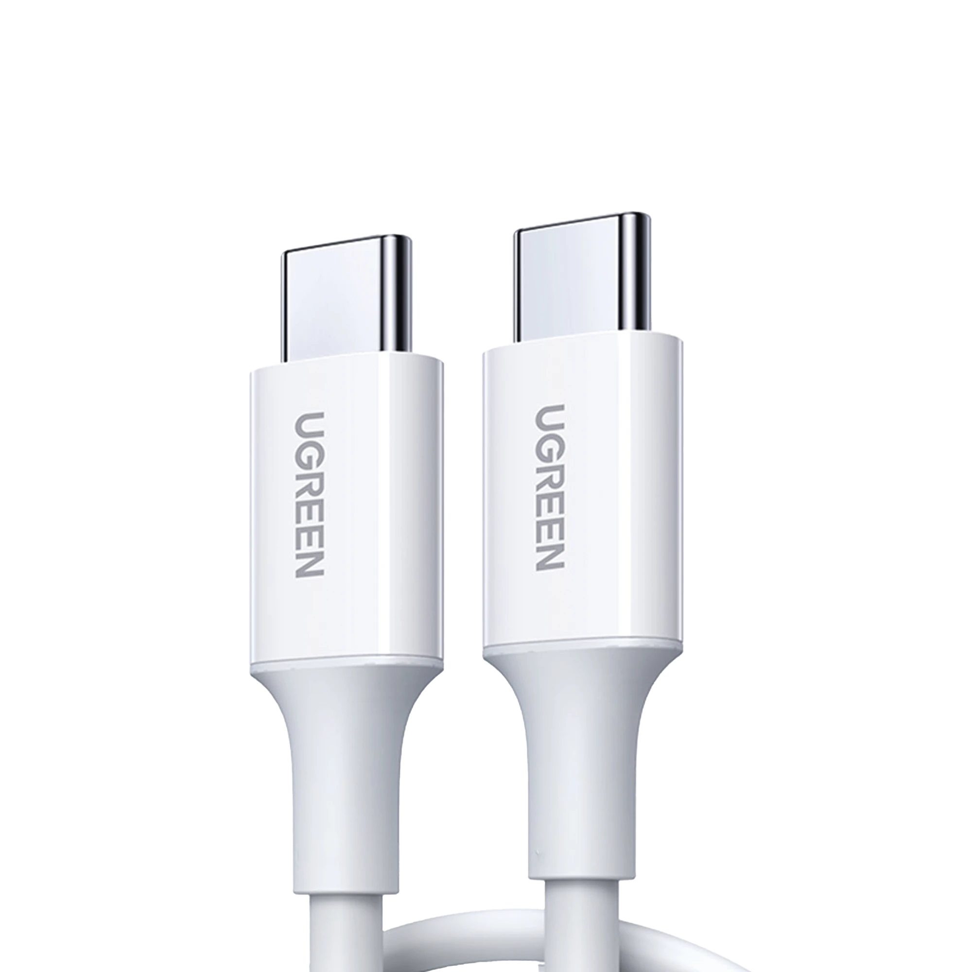UGREEN - Cable USB-C a USB-C | 1 Metro | Carga Rápida de hasta 60W | Transferencia de datos de 480 Mbps | Color Blanco. - Image 3