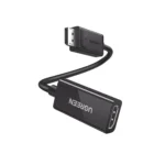 UGREEN - Convertidor DisplayPort a HDMI 4K@60Hz | 3D | HDR | Blindaje Interno | Botón Liberador | Largo 25 cm (9.84 Pulgadas) | Carcasa de ABS | Plug & Play.