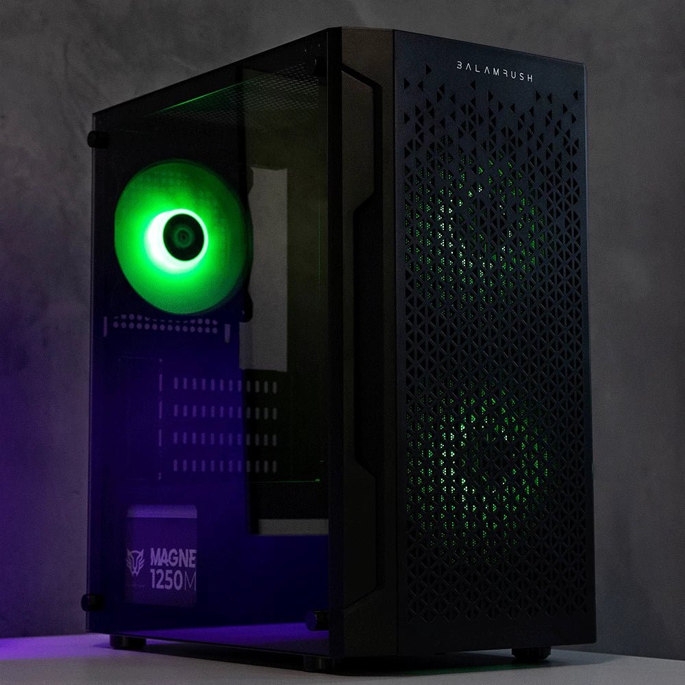 BALAM RUSH - Gabinete Artic GI725, Mini-Tower, Micro-ATX/Mini-ITX, USB 2.0/3.0, sin Fuente, 3 Ventiladores Instalados, Negro/Gris - Image 5