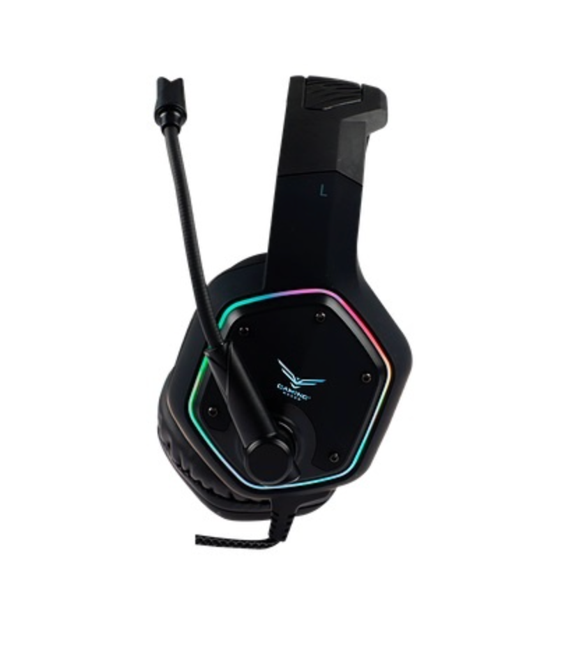 GAMING NACEB - Audífonos Gamer Naja 7.1, Alámbrico, 2 Metros, USB, Negro