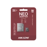 HIKVISION - Memoria microSD con Adaptador Ideal para Celular o Tablet / 32 GB / Multipropósito / Clase 10 / 92 MB/s Lectura / 50 MB/s Escritura