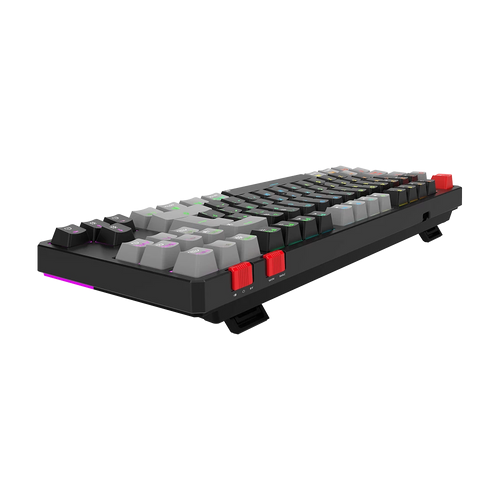 BALAM RUSH - Teclado Gamer Level Pro GK990 LED RGB TKL, Teclado Mecánico, Outemu Red, Inalámbrico, RF Inalámbrico/Bluetooth, Negro, Español - Image 2