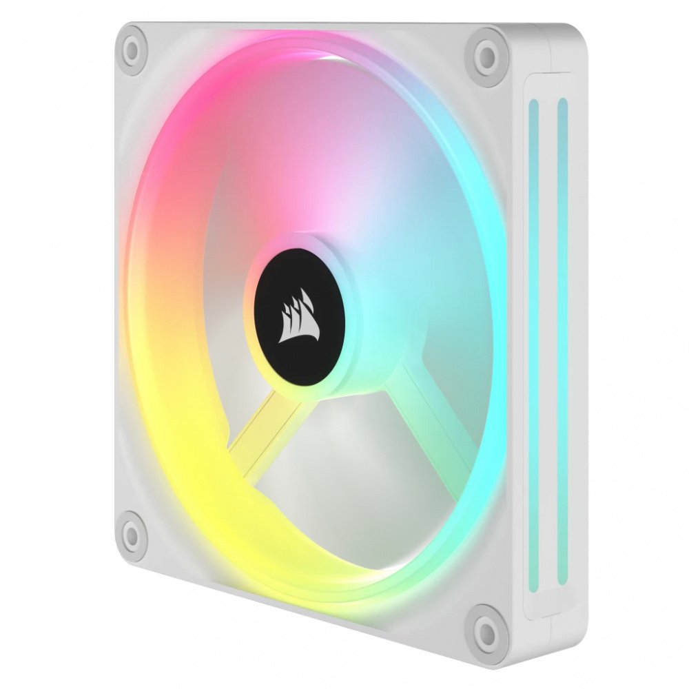 CORSAIR - Ventilador iCUE LINK QX140 RGB, 2x 140mm, 2000RPM, RGB, Blanco - Imagen 4