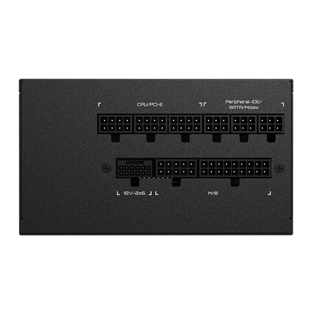 GIGABYTE - Fuente de Poder UD750GM PG5 V2 80 PLUS Gold ATX, Modular, 24-pin ATX, 12VHPWR, 120mm, 750W - Imagen 2