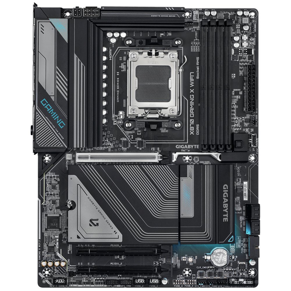 GIGABYTE - Tarjeta Madre Gigabyte X870 GAMING X WIFI7, ATX, Socket AM5, AMD X870, 256GB DDR5, HDMI para AMD - Imagen 4