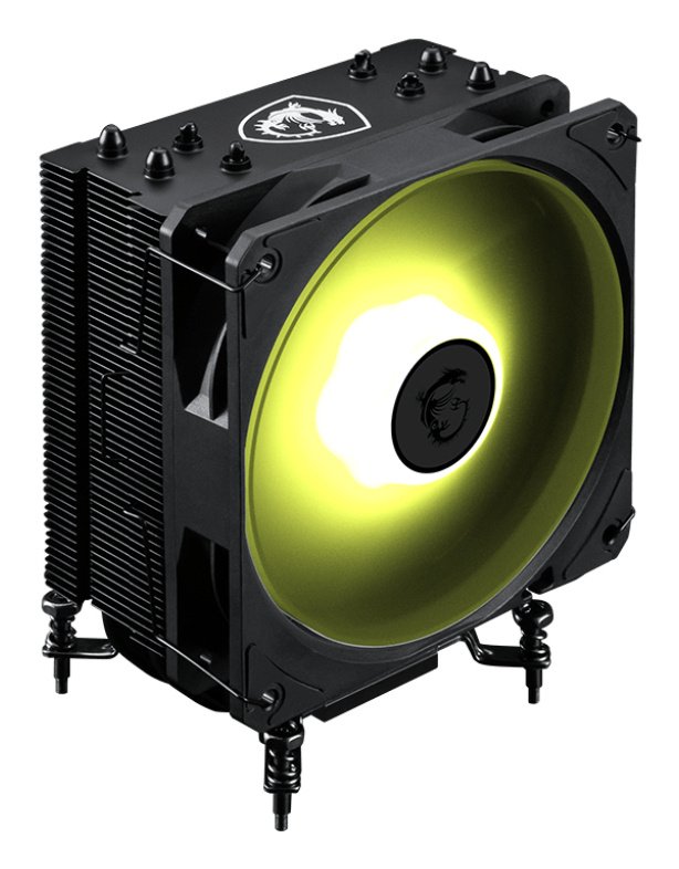 MSI - Disipador CPU MAG COREFROZR AA13, 120mm, hasta 2070RPM, Negro
