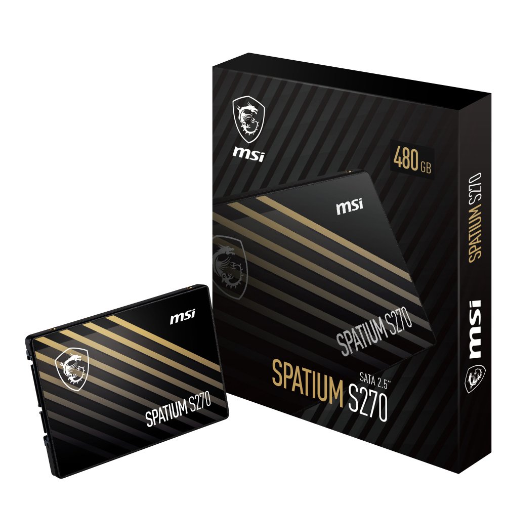 MSI - SSD Spatium S270 480GB, 480GB, 2.5", 450MB/s Escritura, SATA III - Imagen 4